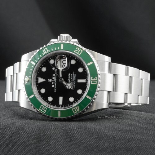 Rolex Submariner Date 126610LV Unworn 2020 Starbucks Kermit Brand New Black Dial Green Bezel Stainless Steel Oyster Sports Model For Sale Available Purchase Buy Online with Part Exchange or Direct Sale Manchester North West England UK Great Britain Buy Today Free Next Day Delivery Warranty Luxury Watch Watches