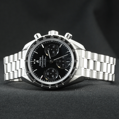 Omega Speedmaster Co-axial Chronograph 324.30.38.50.01.001 38mm Stainless Steel Pre-Owned Second Hand Used For Sale Available Purchase Buy Online with Part Exchange or Direct Sale Manchester North West England UK Great Britain Buy Today Free Next Day Delivery Warranty Luxury Watch Watches