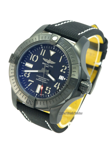 Breitling Avenger V17319101B1X1 Automatic 45 Seawolf Night Mission For Sale Available Purchase Buy Online with Part Exchange or Direct Sale Manchester North West England UK Great Britain Buy Today Free Next Day Delivery Warranty Luxury Watch Watches