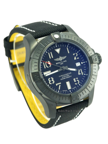 Breitling Avenger V17319101B1X1 Automatic 45 Seawolf Night Mission For Sale Available Purchase Buy Online with Part Exchange or Direct Sale Manchester North West England UK Great Britain Buy Today Free Next Day Delivery Warranty Luxury Watch Watches