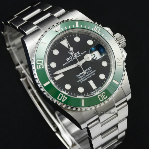 Rolex Submariner Date 126610LV Unworn Starbucks Kermit 2020 UK Brand New Unworn Green Bezel Stainless Steel Sports Men's For Sale Available Purchase Buy Online with Part Exchange or Direct Sale Manchester North West England UK Great Britain Buy Today Free Next Day Delivery Warranty Luxury Watch Watches