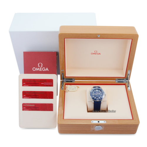 Omega Seamaster Diver 300 M 210.32.42.20.03.001 Unworn 2021 For Sale Available Purchase Buy Online with Part Exchange or Direct Sale Manchester North West England UK Great Britain Buy Today Free Next Day Delivery Warranty Luxury Watch Watches