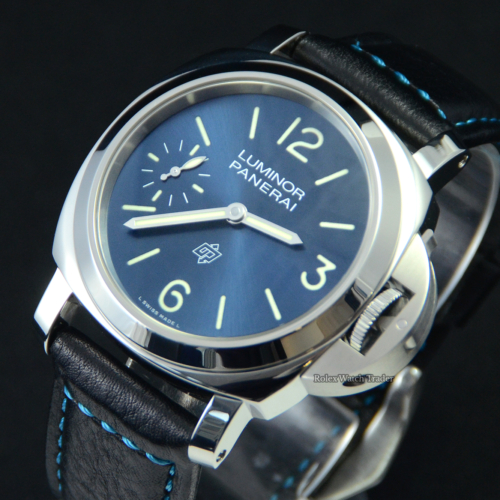 Panerai Luminor Blu Mare 44MM 2021 Includes Extra Straps For Sale Available Purchase Buy Online with Part Exchange or Direct Sale Manchester North West England UK Great Britain Buy Today Free Next Day Delivery Warranty Luxury Watch Watches