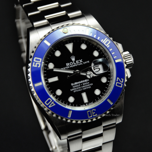Rolex Submariner Date 41mm 126619LB "Smurf" White Gold For Sale Available Purchase Buy Online with Part Exchange or Direct Sale Manchester North West England UK Great Britain Buy Today Free Next Day Delivery Warranty Luxury Watch Watches