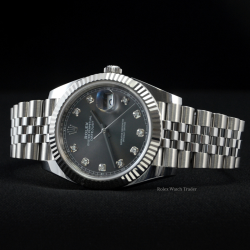 Rolex Datejust 126334 Rhodium Diamond Dot Dial 2021 Unworn For Sale Available Purchase Buy Online with Part Exchange or Direct Sale Manchester North West England UK Great Britain Buy Today Free Next Day Delivery Warranty Luxury Watch Watches