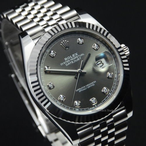 Rolex Datejust 126334 Rhodium Diamond Dot Dial 2021 Unworn For Sale Available Purchase Buy Online with Part Exchange or Direct Sale Manchester North West England UK Great Britain Buy Today Free Next Day Delivery Warranty Luxury Watch Watches