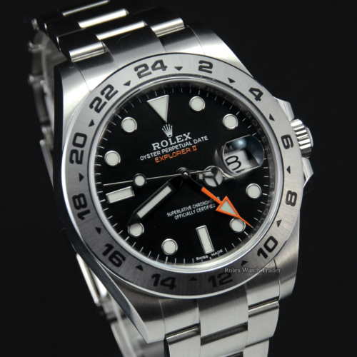 Rolex Explorer II 216570 42mm Black Dial Discontinued 2021 For Sale Available Purchase Buy Online with Part Exchange or Direct Sale Manchester North West England UK Great Britain Buy Today Free Next Day Delivery Warranty Luxury Watch Watches