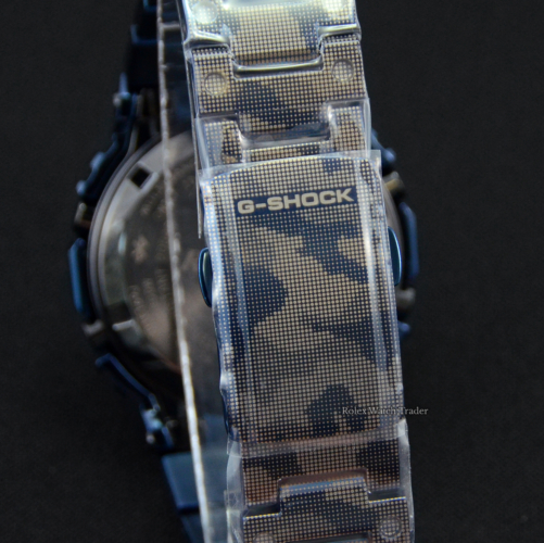 Casio G-Shock Titanium Blue Camo GMW-B5000TCF-2ER For Sale Available Purchase Buy Online with Part Exchange or Direct Sale Manchester North West England UK Great Britain Buy Today Free Next Day Delivery Warranty Luxury Watch Watches