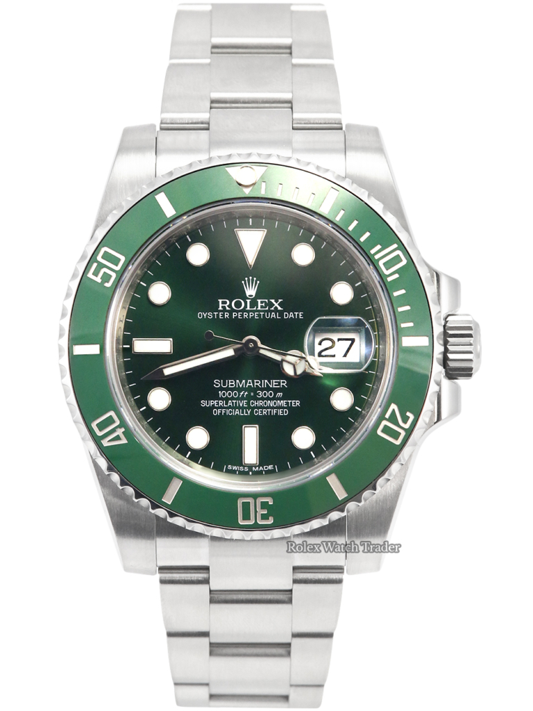 Rolex Submariner Date 116610LV "Hulk" For Sale Available Purchase Buy Online with Part Exchange or Direct Sale Manchester North West England UK Great Britain Buy Today Free Next Day Delivery Warranty Luxury Watch Watches