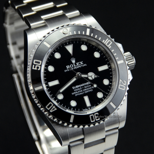 Rolex Submariner No Date 124060 Unworn For Sale Available Purchase Buy Online with Part Exchange or Direct Sale Manchester North West England UK Great Britain Buy Today Free Next Day Delivery Warranty Luxury Watch Watches