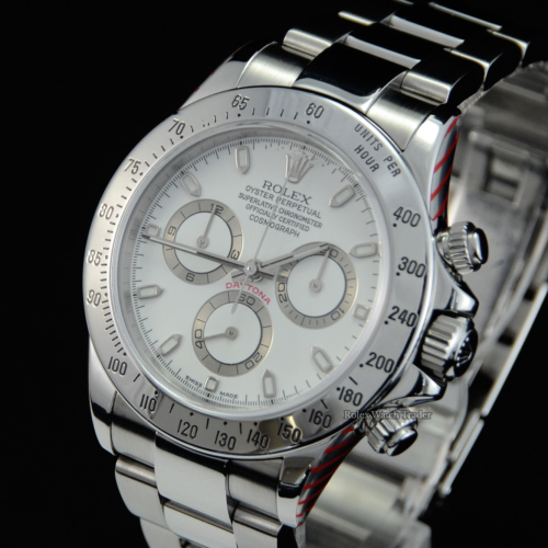 Rolex Daytona 116520 Serviced by Rolex with Service Stickers For Sale Available Purchase Buy Online with Part Exchange or Direct Sale Manchester North West England UK Great Britain Buy Today Free Next Day Delivery Warranty Luxury Watch Watches