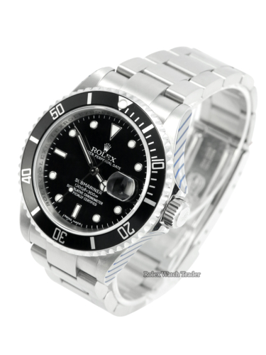Rolex Submariner Date 16610 serviced by Rolex For Sale Available Purchase Buy Online with Part Exchange or Direct Sale Manchester North West England UK Great Britain Buy Today Free Next Day Delivery Warranty Luxury Watch Watches