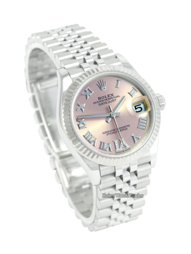 Rolex Lady-Datejust 31mm 278274 Pink Dial For Sale Available Purchase Buy Online with Part Exchange or Direct Sale Manchester North West England UK Great Britain Buy Today Free Next Day Delivery Warranty Luxury Watch Watches