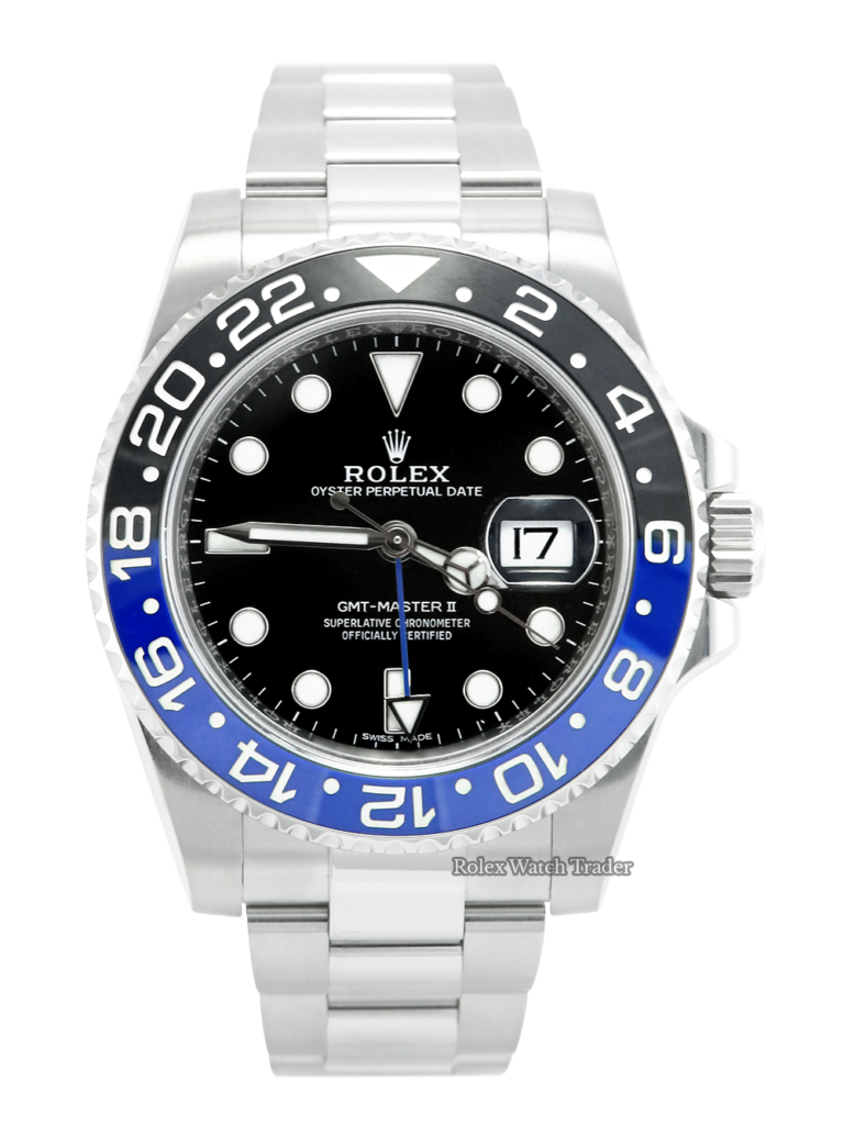 Rolex GMT-Master II 116710 BLNR "Batman" 2016 For Sale Available Purchase Buy Online with Part Exchange or Direct Sale Manchester North West England UK Great Britain Buy Today Free Next Day Delivery Warranty Luxury Watch Watches