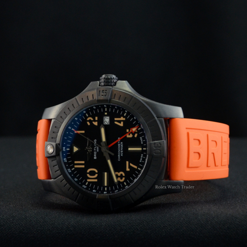 Breitling Avenger Automatic GMT 45 Night Mission Unworn With 2 Extra Official Breitling Straps For Sale Available Purchase Buy Online with Part Exchange or Direct Sale Manchester North West England UK Great Britain Buy Today Free Next Day Delivery Warranty Luxury Watch Watches