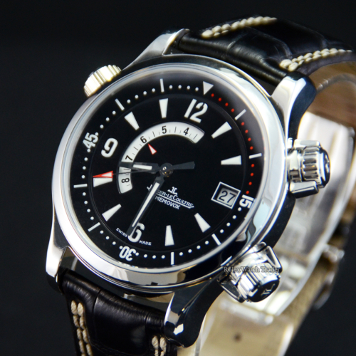 Jaeger-LeCoultre Master Compressor Memovox Serviced by Jaeger-LeCoultre For Sale Available Purchase Buy Online with Part Exchange or Direct Sale Manchester North West England UK Great Britain Buy Today Free Next Day Delivery Warranty Luxury Watch Watches