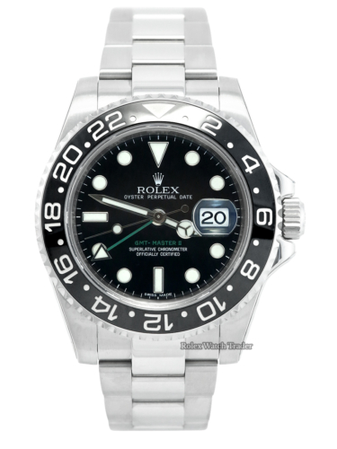 Rolex GMT-Master II 116710LN Serviced by Rolex For Sale Available Purchase Buy Online with Part Exchange or Direct Sale Manchester North West England UK Great Britain Buy Today Free Next Day Delivery Warranty Luxury Watch Watches