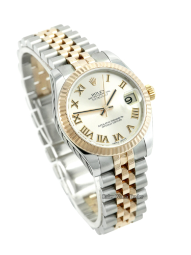 Rolex Lady-Datejust 31mm 178271 Pink Dial Serviced by Rolex For Sale Available Purchase Buy Online with Part Exchange or Direct Sale Manchester North West England UK Great Britain Buy Today Free Next Day Delivery Warranty Luxury Watch Watches