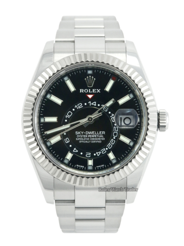 Rolex Sky-Dweller 326934 Black Dial 2020 For Sale Available Purchase Buy Online with Part Exchange or Direct Sale Manchester North West England UK Great Britain Buy Today Free Next Day Delivery Warranty Luxury Watch Watches