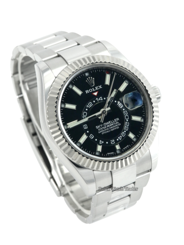 Rolex Sky-Dweller 326934 Black Dial 2020 For Sale Available Purchase Buy Online with Part Exchange or Direct Sale Manchester North West England UK Great Britain Buy Today Free Next Day Delivery Warranty Luxury Watch Watches