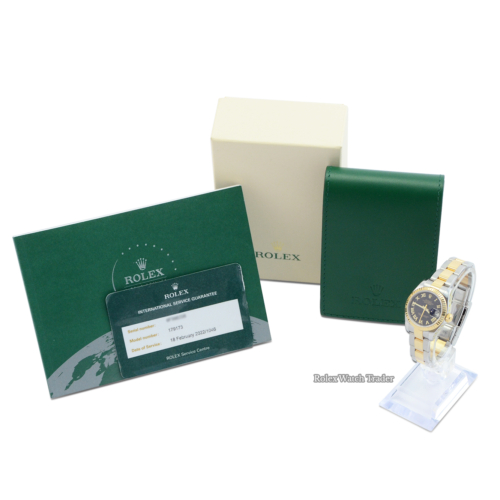Rolex Lady-Datejust 26mm 179173 Serviced by Rolex Unworn Since For Sale Available Purchase Buy Online with Part Exchange or Direct Sale Manchester North West England UK Great Britain Buy Today Free Next Day Delivery Warranty Luxury Watch Watches