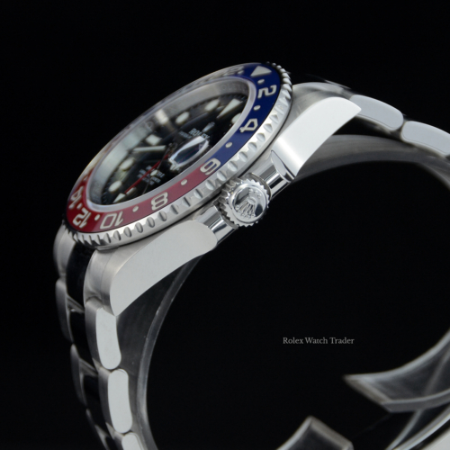 Rolex GMT-Master II 126710BLRO Oyster "PEPSI" 2022 Unworn For Sale Available Purchase Buy Online with Part Exchange or Direct Sale Manchester North West England UK Great Britain Buy Today Free Next Day Delivery Warranty Luxury Watch Watches