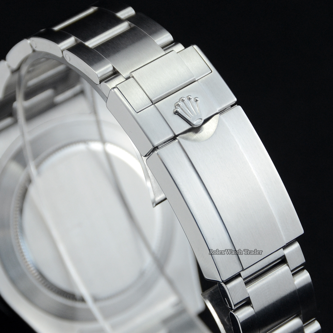 Clasp detail Rolex Explorer II 216570 42mm White Dial Discontinued 2019 For Sale Available Purchase Buy Online with Part Exchange or Direct Sale Manchester North West England UK Great Britain Buy Today Free Next Day Delivery Warranty Luxury Watch Watches