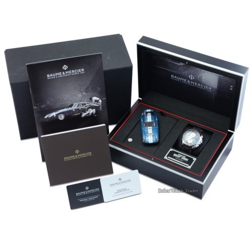 Baume & Mercier Clifton Shelby M0A10343 Blue Dial For Sale Available Purchase Buy Online with Part Exchange or Direct Sale Manchester North West England UK Great Britain Buy Today Free Next Day Delivery Warranty Luxury Watch Watches