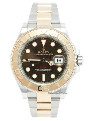 Rolex Yacht-Master 40 126621 Bi-Metal Chocolate Dial 2020 For Sale Available Purchase Buy Online with Part Exchange or Direct Sale Manchester North West England UK Great Britain Buy Today Free Next Day Delivery Warranty Luxury Watch Watches