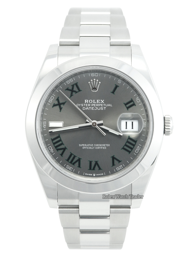 Rolex Datejust 41 126300 "Wimbledon" Dial For Sale Available Purchase Buy Online with Part Exchange or Direct Sale Manchester North West England UK Great Britain Buy Today Free Next Day Delivery Warranty Luxury Watch Watches