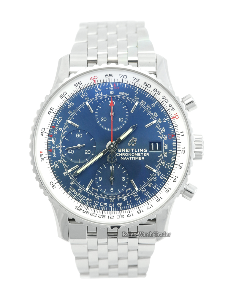 Breitling Navitimer 1 Chronograph 41 A13324121C1A1 includes 3 additional official Breitling Straps For Sale Available Purchase Buy Online with Part Exchange or Direct Sale Manchester North West England UK Great Britain Buy Today Free Next Day Delivery Warranty Luxury Watch Watches