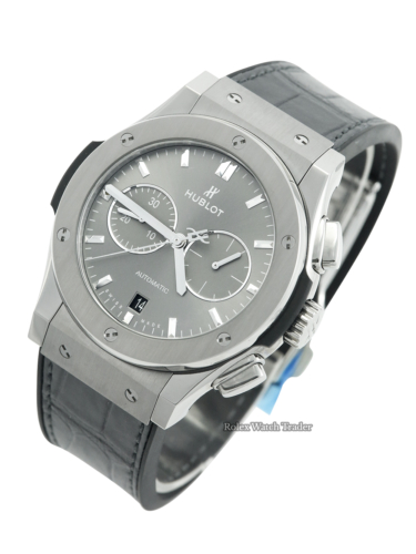 Hublot Classic Fusion Racing Grey Chronograph 541.NX.7070.LR 2022 Unworn For Sale Available Purchase Buy Online with Part Exchange or Direct Sale Manchester North West England UK Great Britain Buy Today Free Next Day Delivery Warranty Luxury Watch Watches