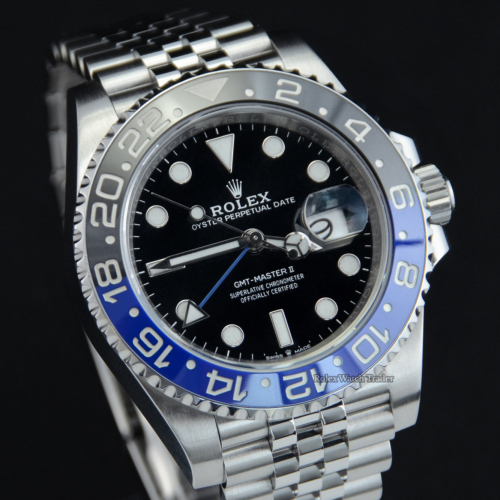 Rolex GMT-Master II 126710BLNR "Batgirl" 2019 For Sale Available Purchase Buy Online with Part Exchange or Direct Sale Manchester North West England UK Great Britain Buy Today Free Next Day Delivery Warranty Luxury Watch Watches