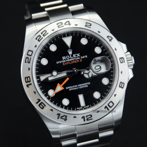 Rolex Explorer II 216570 40mm Black Dial Discontinued 2020 For Sale Available Purchase Buy Online with Part Exchange or Direct Sale Manchester North West England UK Great Britain Buy Today Free Next Day Delivery Warranty Luxury Watch Watches