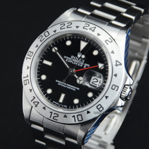Rolex Explorer II 16570 40mm Serviced by Rolex Unworn Since For Sale Available Purchase Buy Online with Part Exchange or Direct Sale Manchester North West England UK Great Britain Buy Today Free Next Day Delivery Warranty Luxury Watch Watches