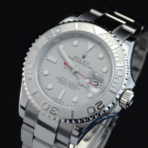 Rolex Yacht-Master 40 16622 Silver Dial Serviced by Rolex Unworn Since For Sale Available Purchase Buy Online with Part Exchange or Direct Sale Manchester North West England UK Great Britain Buy Today Free Next Day Delivery Warranty Luxury Watch Watches