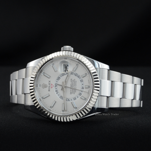 Rolex Sky-Dweller 326934 White Dial For Sale Available Purchase Buy Online with Part Exchange or Direct Sale Manchester North West England UK Great Britain Buy Today Free Next Day Delivery Warranty Luxury Watch Watches