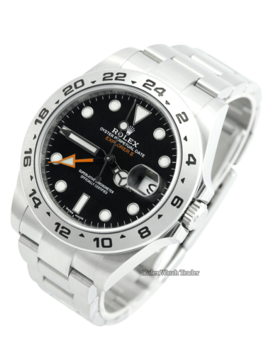 Rolex Explorer II 216570 42mm Black Dial Discontinued 2020 For Sale Available Purchase Buy Online with Part Exchange or Direct Sale Manchester North West England UK Great Britain Buy Today Free Next Day Delivery Warranty Luxury Watch Watches