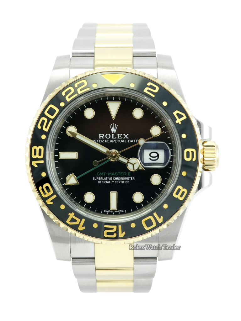 Rolex GMT-Master II 116713LN Bi-Metal Discontinued For Sale Available Purchase Buy Online with Part Exchange or Direct Sale Manchester North West England UK Great Britain Buy Today Free Next Day Delivery Warranty Luxury Watch Watches