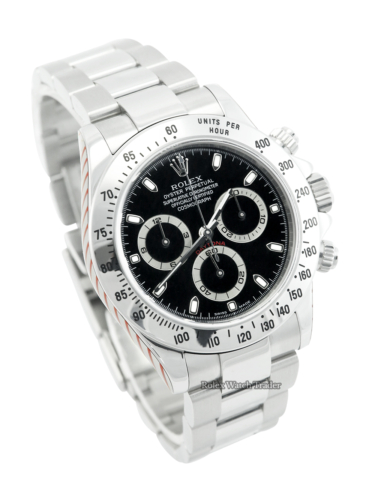 Rolex Daytona 116520 Serviced by Rolex with Service Stickers Unworn Since For Sale Available Purchase Buy Online with Part Exchange or Direct Sale Manchester North West England UK Great Britain Buy Today Free Next Day Delivery Warranty Luxury Watch Watches