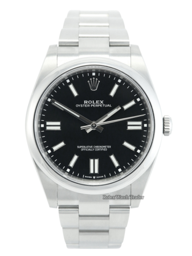 Rolex Oyster Perpetual 41 124300 Black Dial 2021
