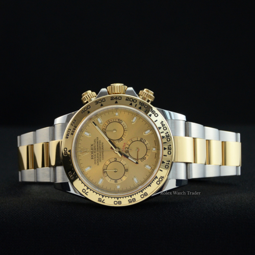 Rolex Daytona 116503 Bi-Metal Champagne Dial For Sale Available Purchase Buy Online with Part Exchange or Direct Sale Manchester North West England UK Great Britain Buy Today Free Next Day Delivery Warranty Luxury Watch Watches