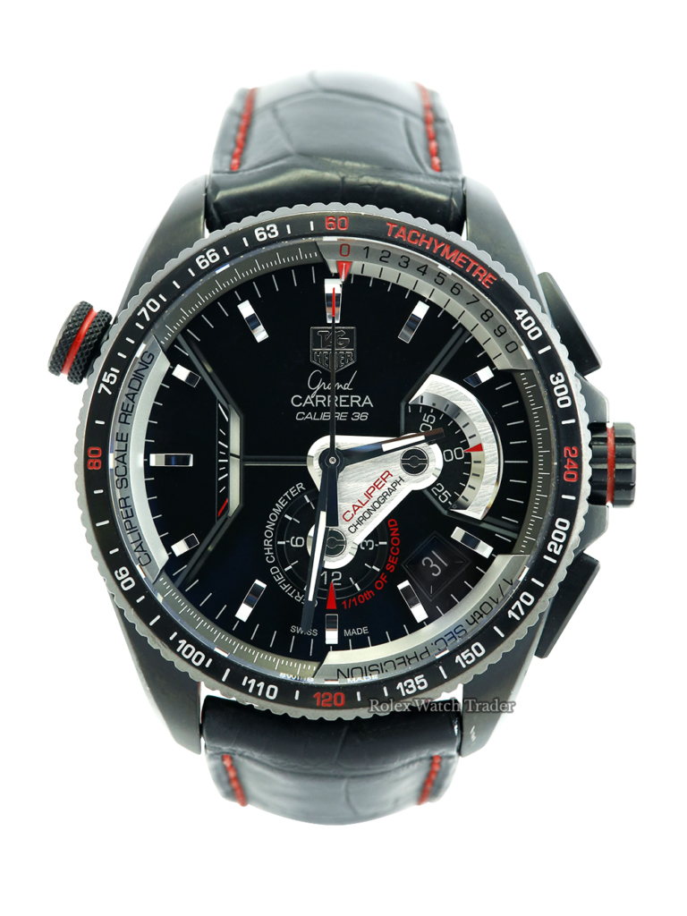 TAG Heuer Grand Carrera Calibre 36 CAV5185.FT6020 For Sale Available Purchase Buy Online with Part Exchange or Direct Sale Manchester North West England UK Great Britain Buy Today Free Next Day Delivery Warranty Luxury Watch Watches
