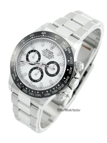 Rolex Daytona 116500LN White Dial Unworn Factory Stickers For Sale Available Purchase Buy Online with Part Exchange or Direct Sale Manchester North West England UK Great Britain Buy Today Free Next Day Delivery Warranty Luxury Watch Watches