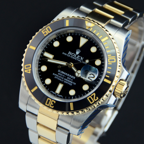 Rolex Submariner Date 116613LN 40mm Serviced by Rolex Unworn with Stickers For Sale Available Purchase Buy Online with Part Exchange or Direct Sale Manchester North West England UK Great Britain Buy Today Free Next Day Delivery Warranty Luxury Watch Watches