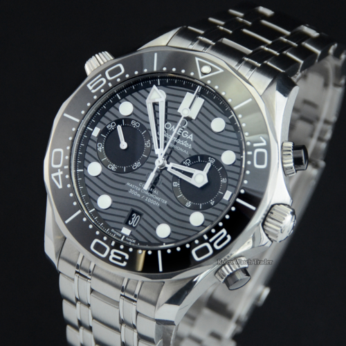Omega Seamaster Diver 300 M Chronograph 210.30.44.51.01.001 For Sale Available Purchase Buy Online with Part Exchange or Direct Sale Manchester North West England UK Great Britain Buy Today Free Next Day Delivery Warranty Luxury Watch Watches