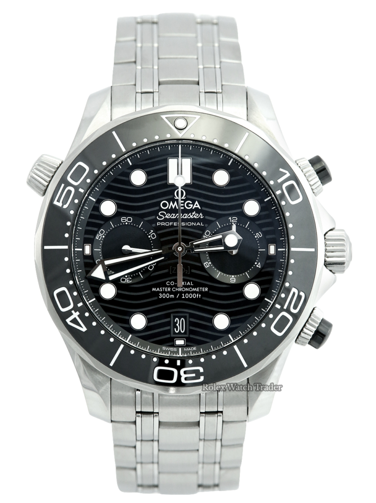 Omega Seamaster Diver 300 M Chronograph 210.30.44.51.01.001 For Sale Available Purchase Buy Online with Part Exchange or Direct Sale Manchester North West England UK Great Britain Buy Today Free Next Day Delivery Warranty Luxury Watch Watches