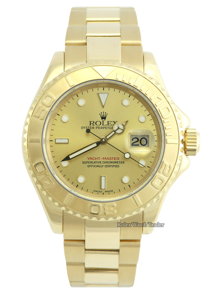 Rolex Yacht-Master 16628B Serviced by Rolex Unworn Since For Sale Available Purchase Buy Online with Part Exchange or Direct Sale Manchester North West England UK Great Britain Buy Today Free Next Day Delivery Warranty Luxury Watch Watches