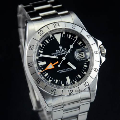 Rolex Explorer II 1655 Orange Hand Box and Papers For Sale Available Purchase Buy Online with Part Exchange or Direct Sale Manchester North West England UK Great Britain Buy Today Free Next Day Delivery Warranty Luxury Watch Watches