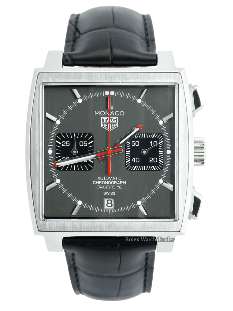TAG Heuer Monaco Calibre 12 CAW211J.FC6476 Serviced by Tag Heuer For Sale Available Purchase Buy Online with Part Exchange or Direct Sale Manchester North West England UK Great Britain Buy Today Free Next Day Delivery Warranty Luxury Watch Watches